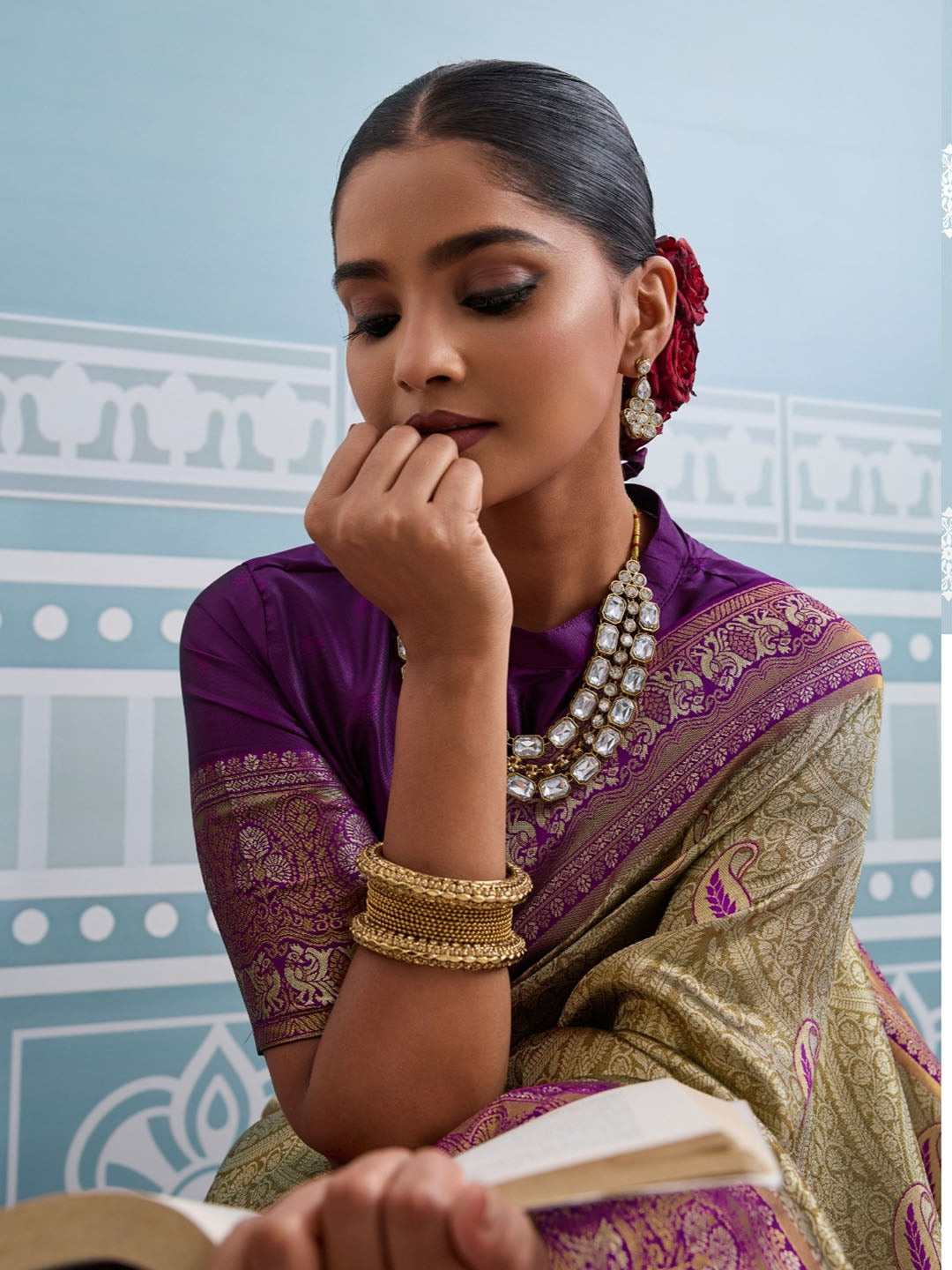 Woven Design Art Silk Saree
