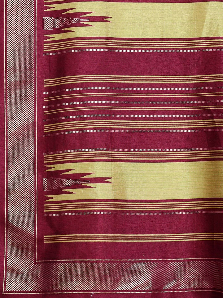 Digital Printed Art Silk Saree