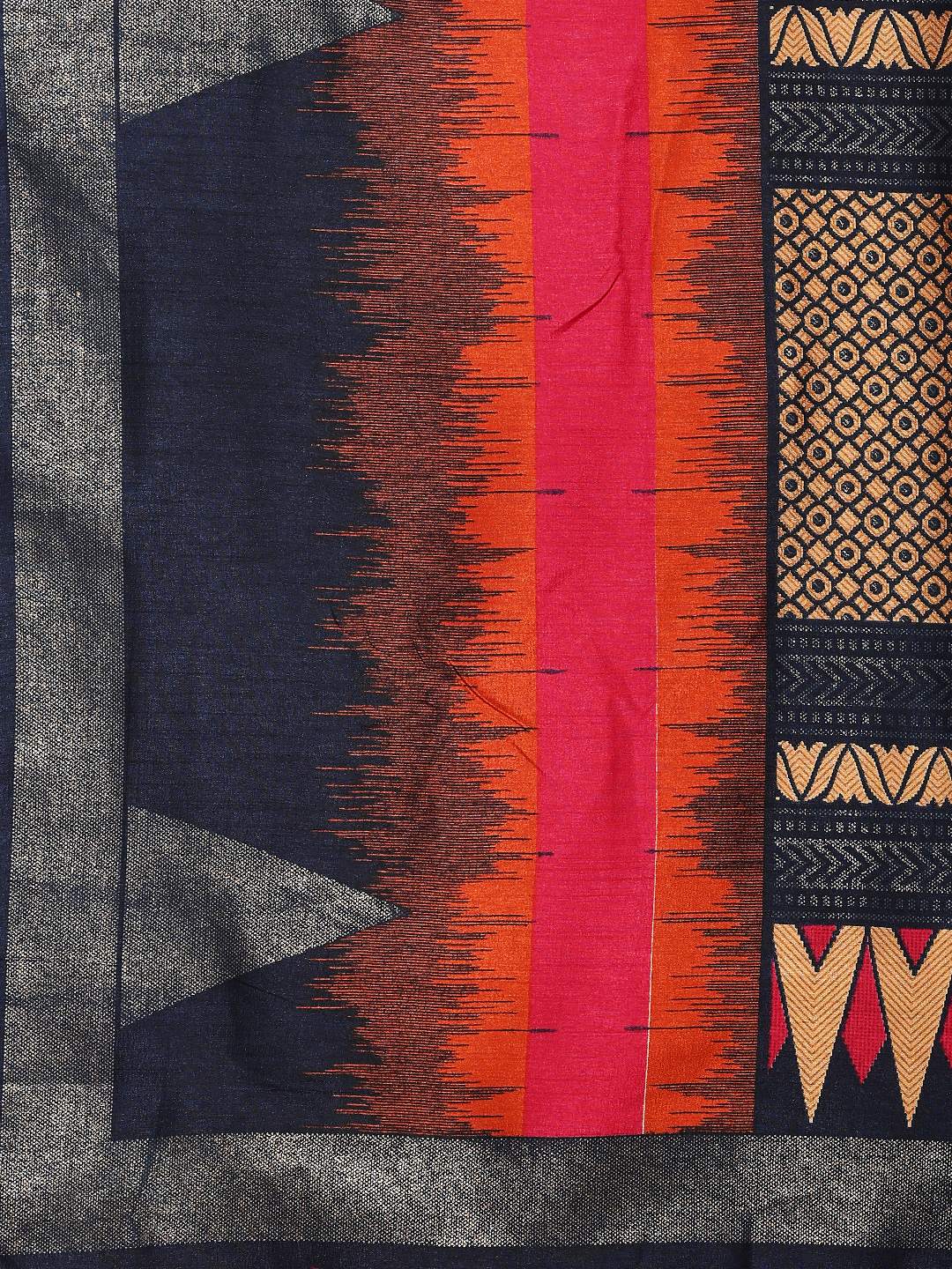 Digital Print Art Silk Saree