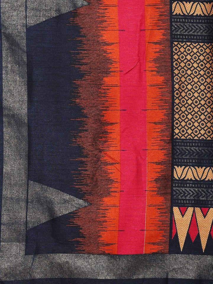 Digital Print Art Silk Saree