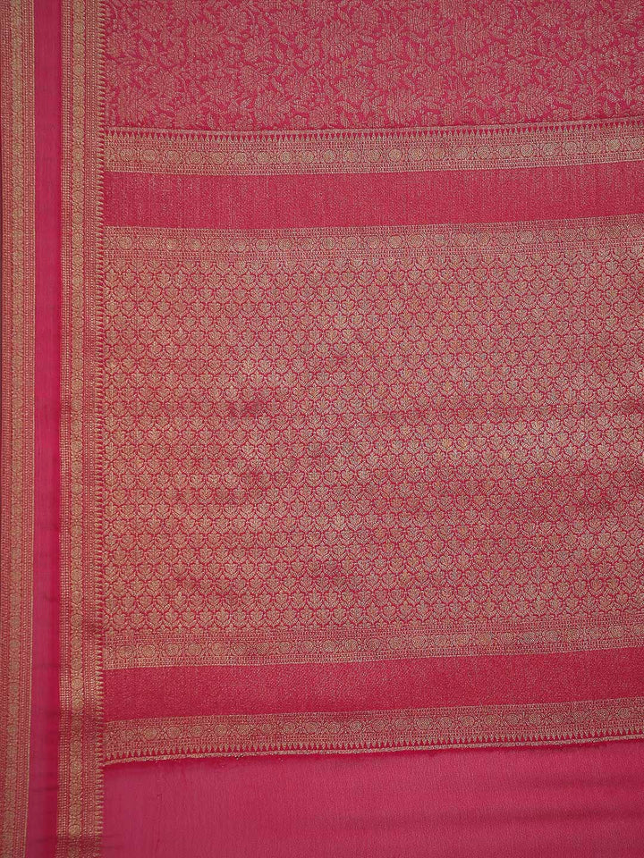 Plain Crepe Saree