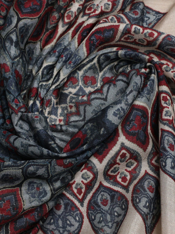 Printed Tussar Saree