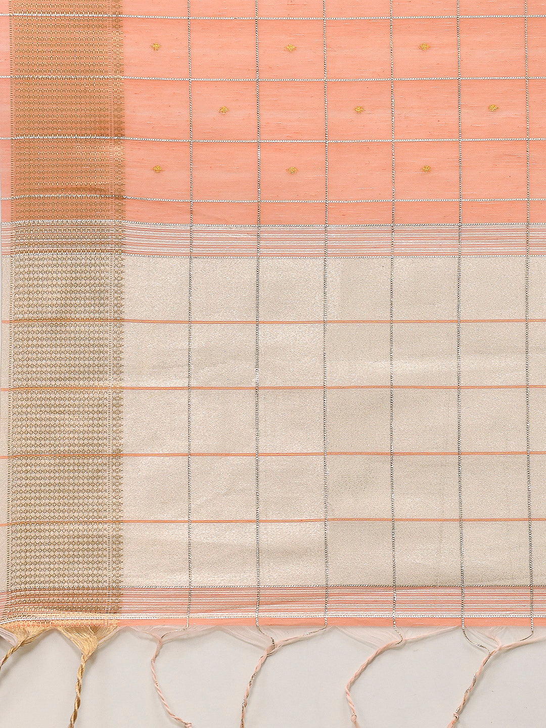 Embroidered Cotton Blend Saree