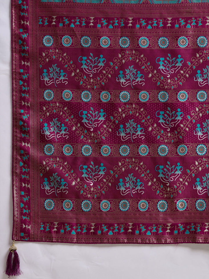 Woven Design Banarasi Silk Saree