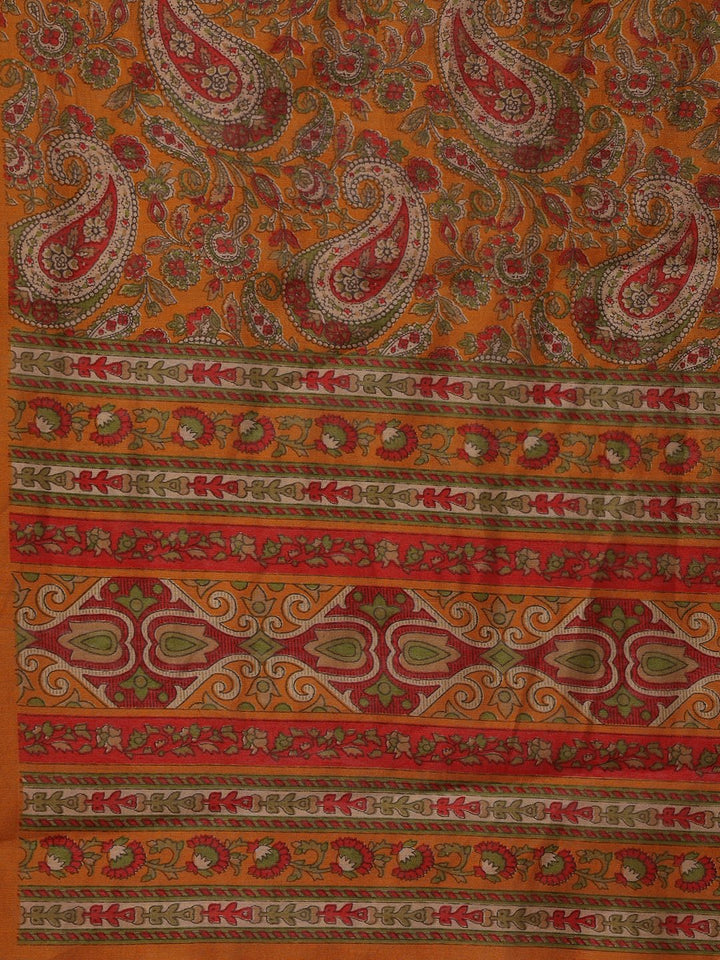 Digital Printed Art Silk Saree