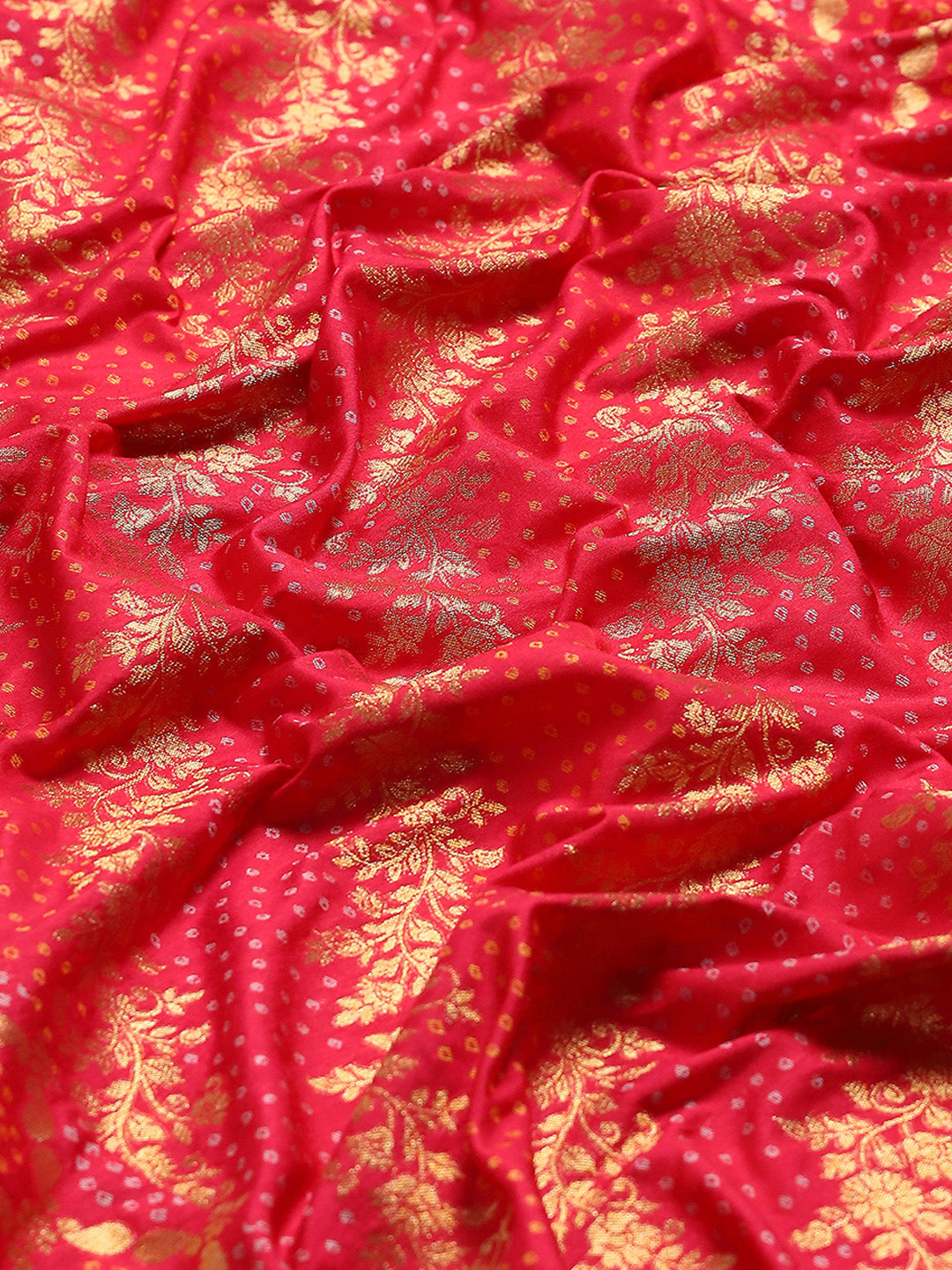 Zari Jaal Art Silk Woven Saree