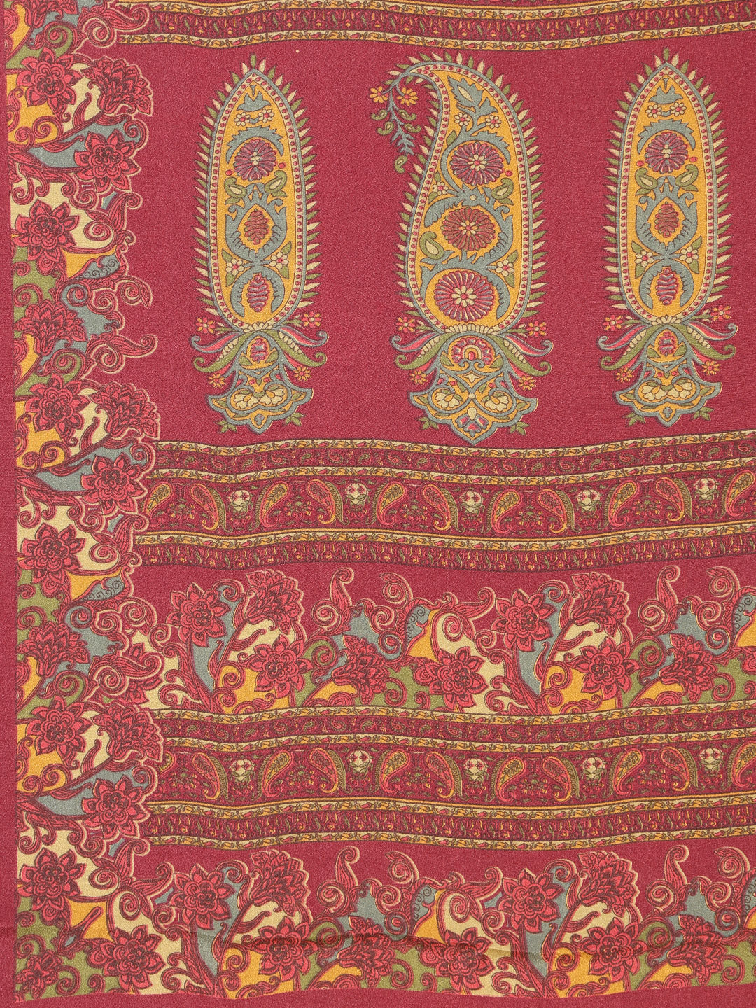 Digital Printed Crepe Saree