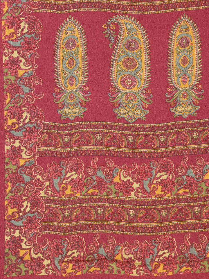 Digital Printed Crepe Saree