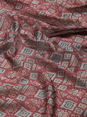 Digital Printed Tussar Woven Saree