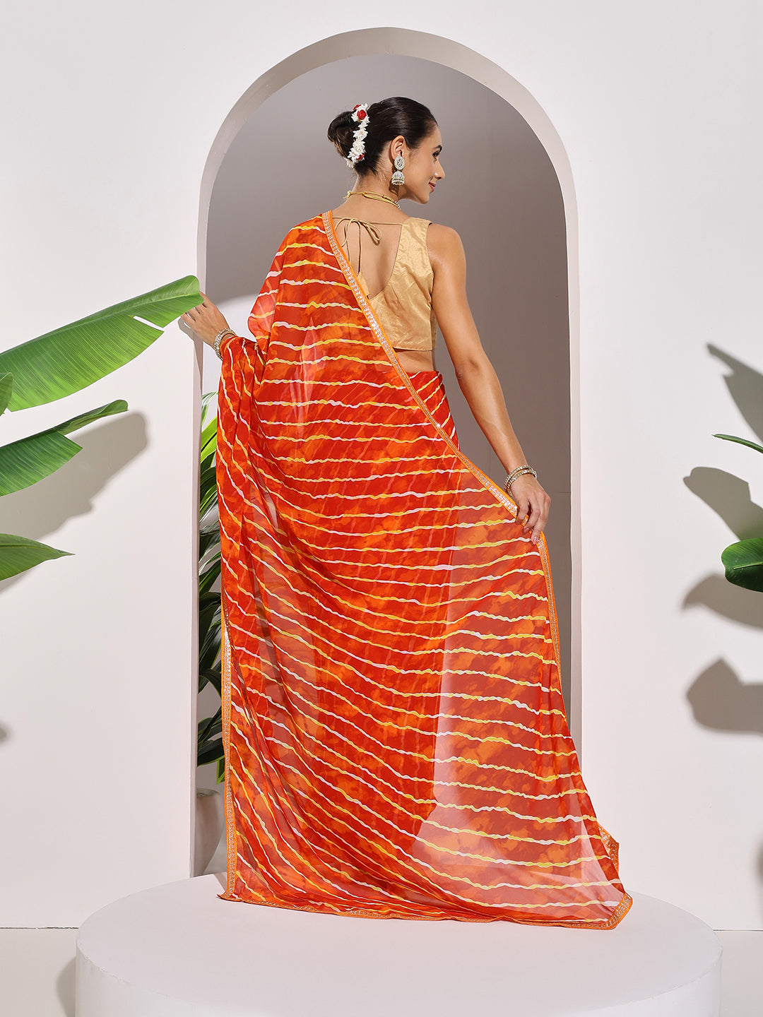 Printed Georgette Saree