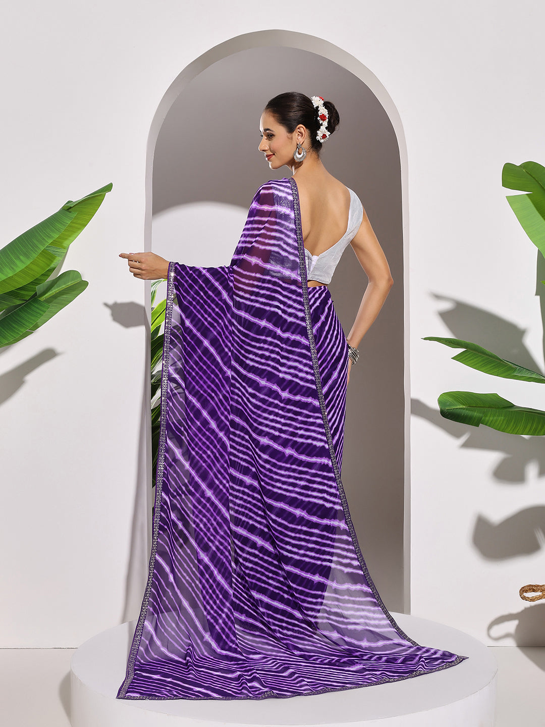 Printed Georgette Saree