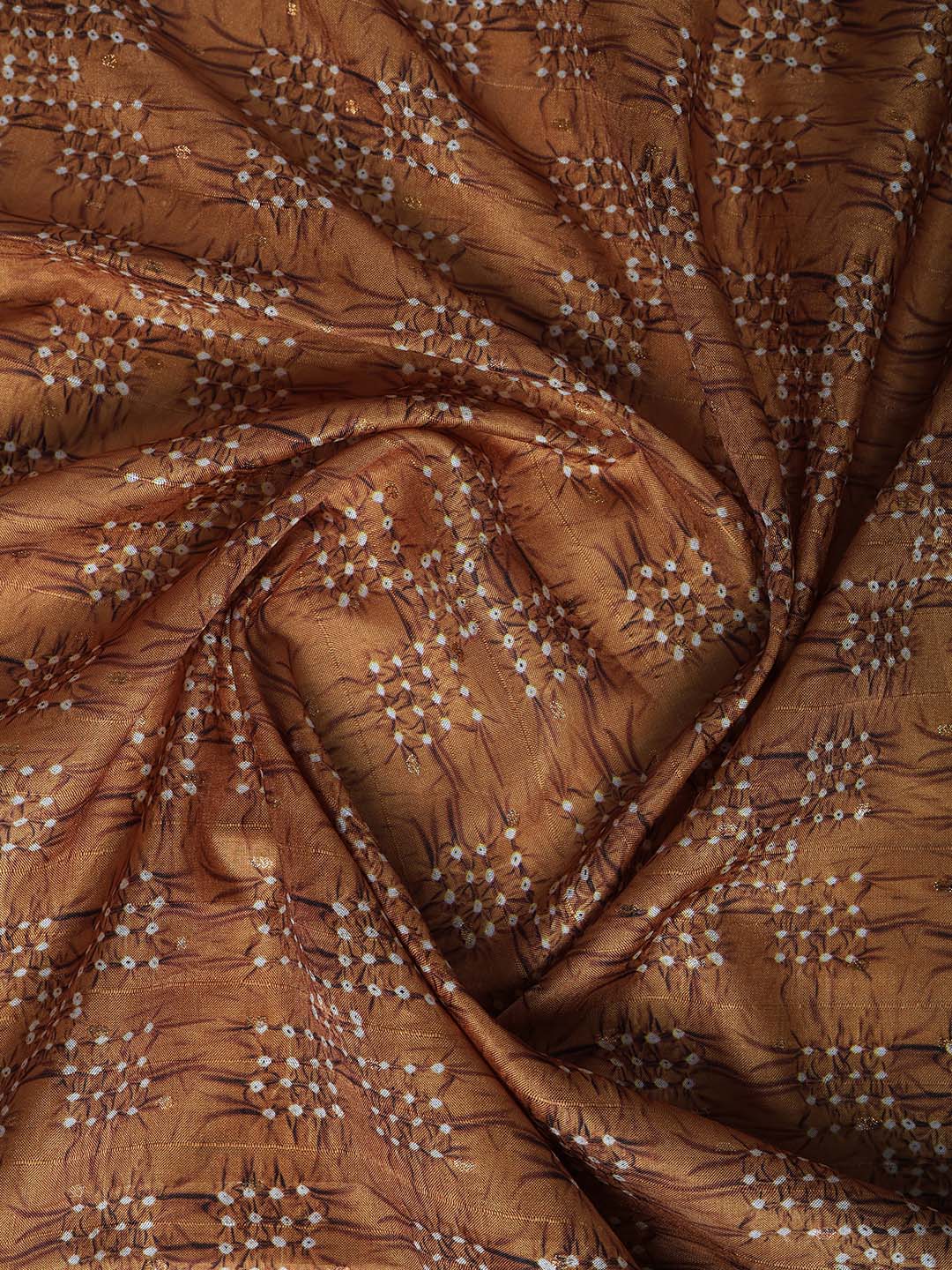 Printed Tussar Silk Saree