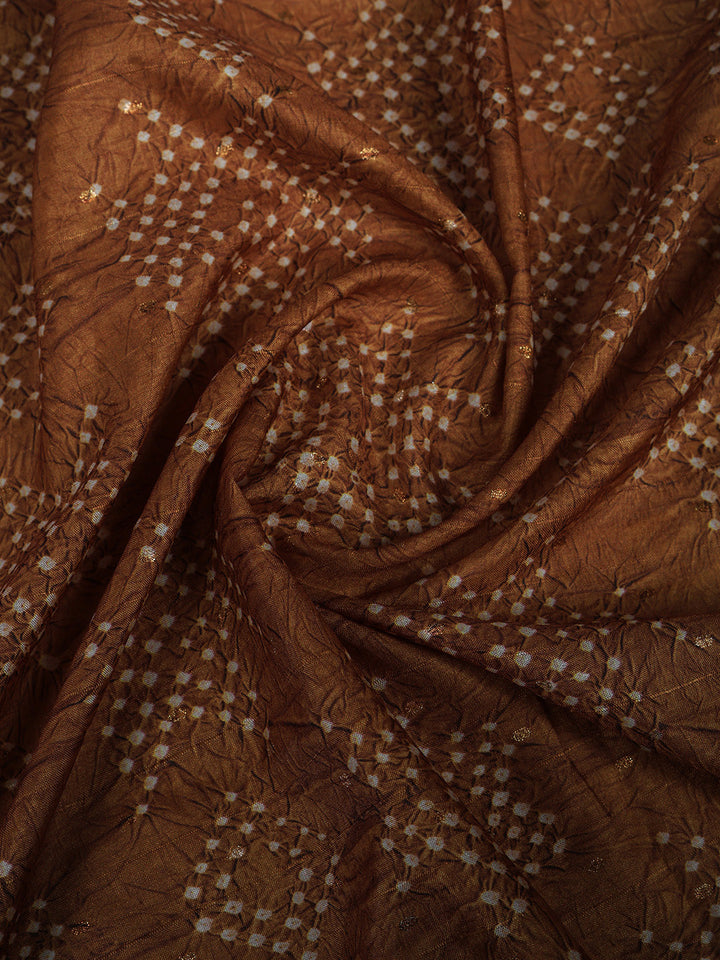 Printed Tussar Silk Saree