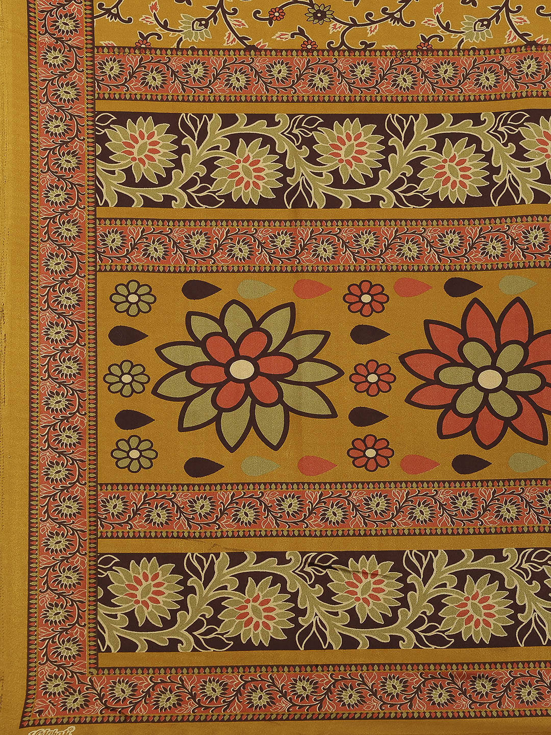 Digital Printed Crepe Saree