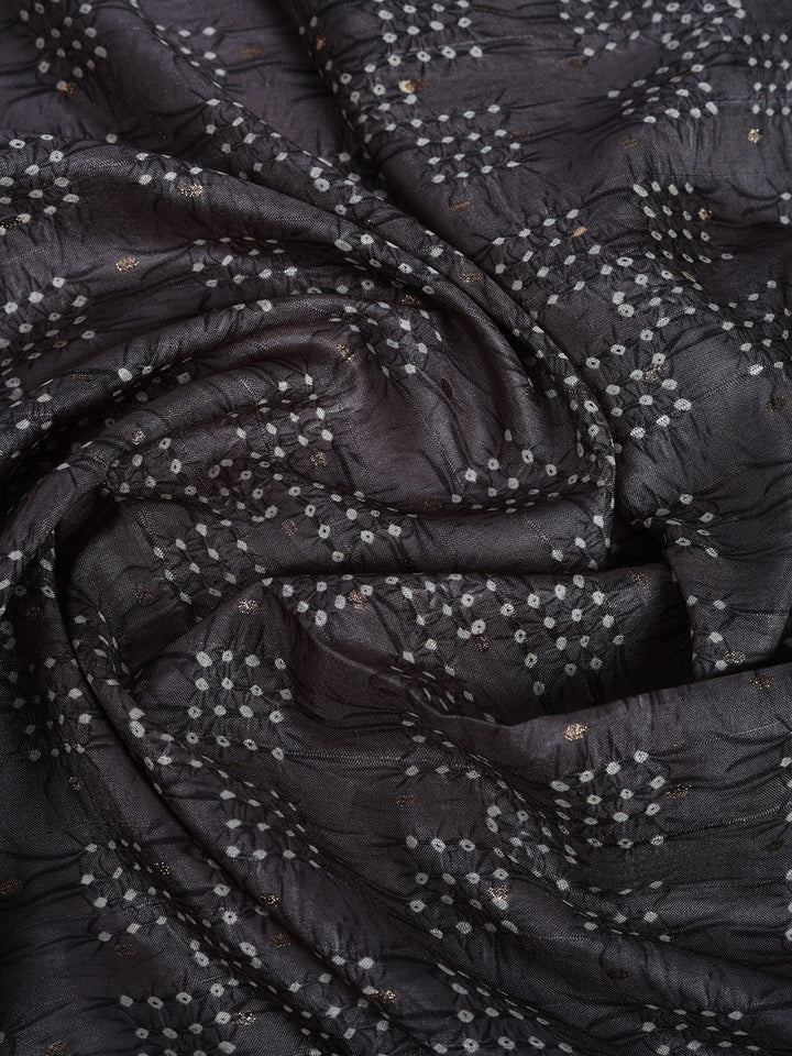 Printed Tussar Silk Saree