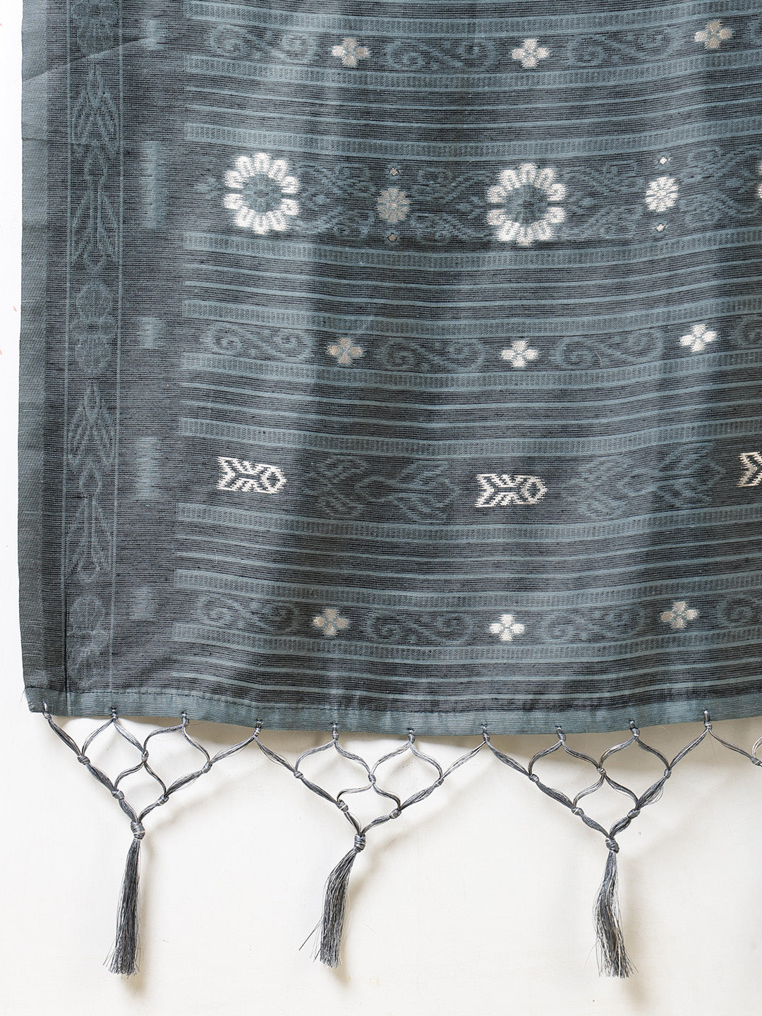 Resham Booti Woven Cotton Saree
