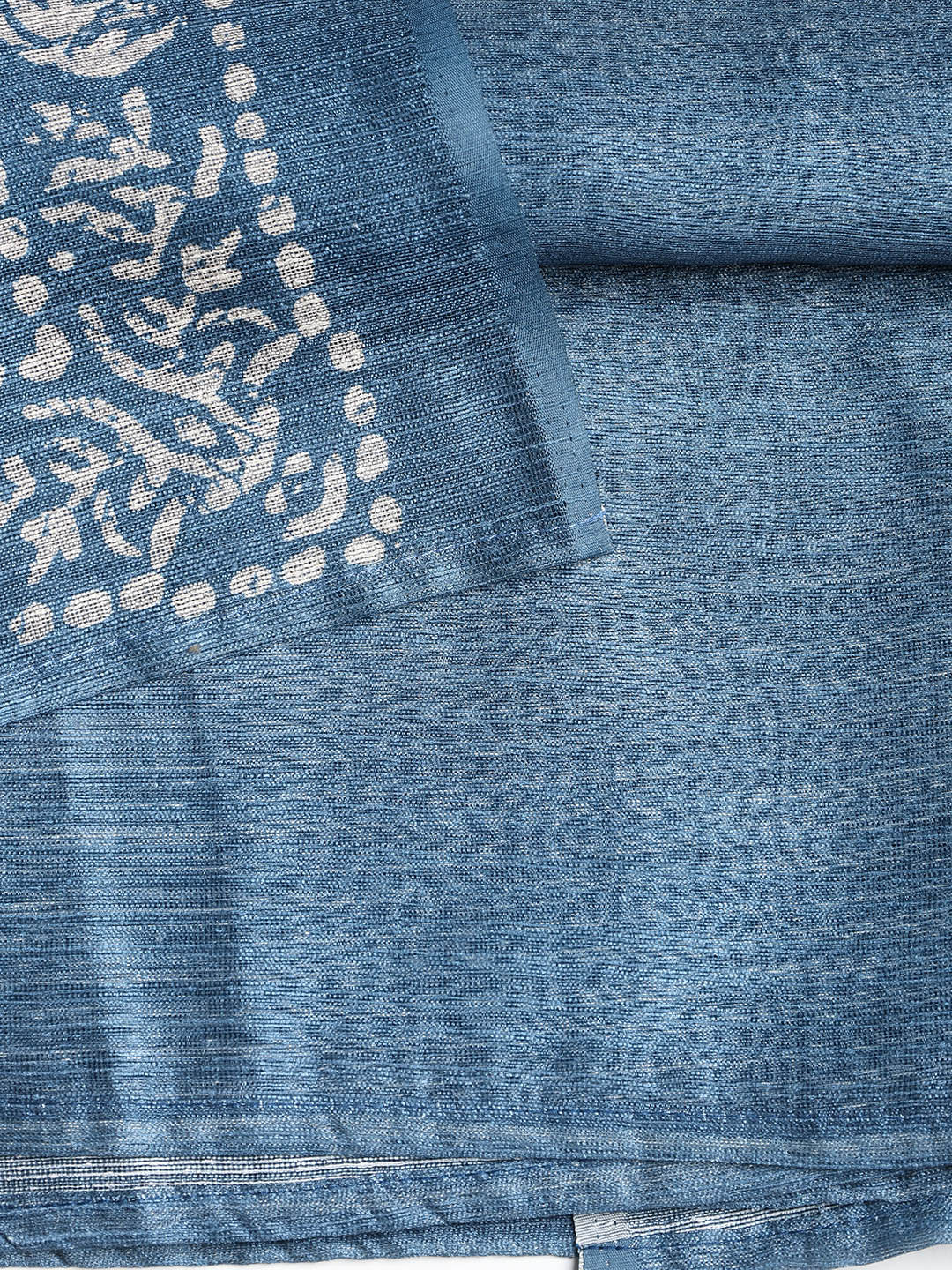 Printed Chanderi Unstitched Suit With Dupatta