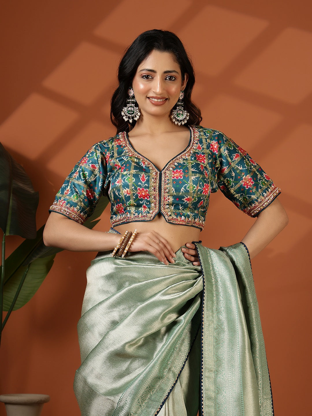 Embroidered Banarasi Saree