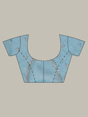 Sequence Embroidery Tissue Saree