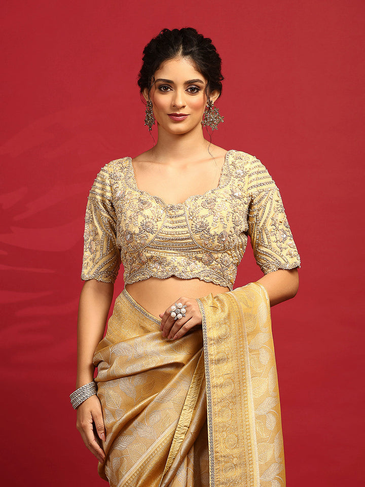 Embroidered Banarasi Saree