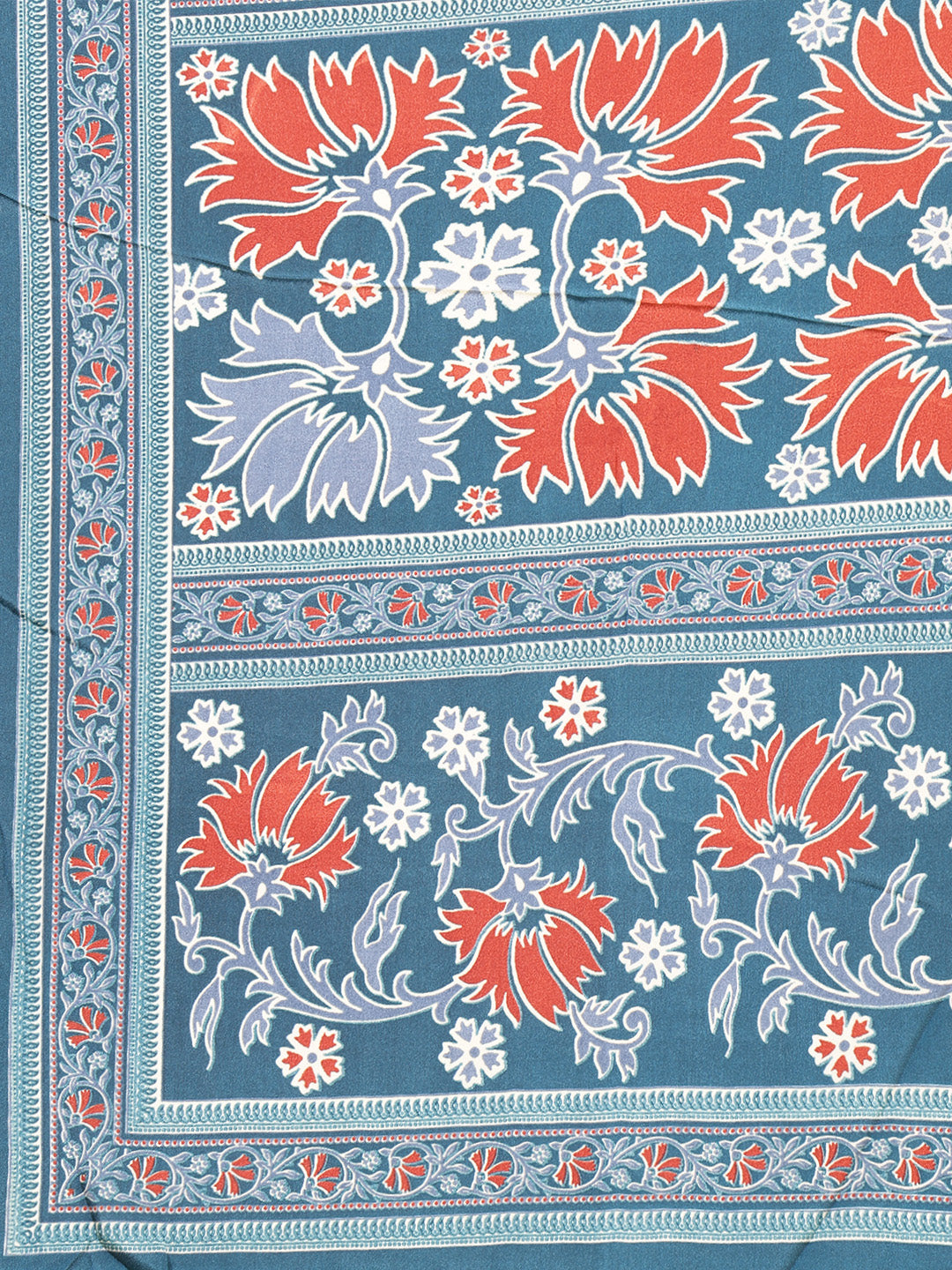 Digital Printed Crepe Saree