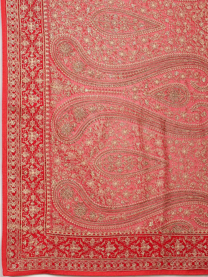 Embroidered Georgette Saree