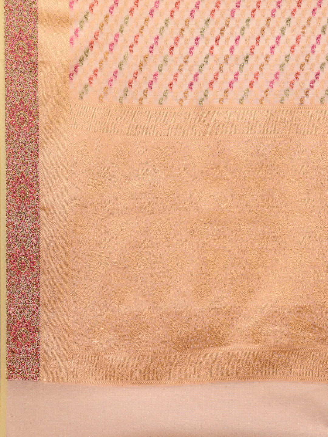 Resham Embroidered Cotton Blend Woven Saree