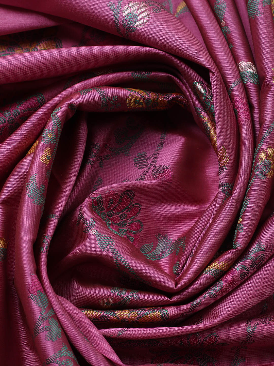Woven Design Chanderi Unstitched Suit With Pant &amp; Dupatta
