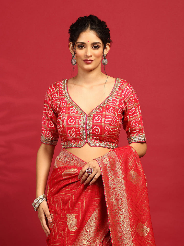 Embroidered Banarasi Saree