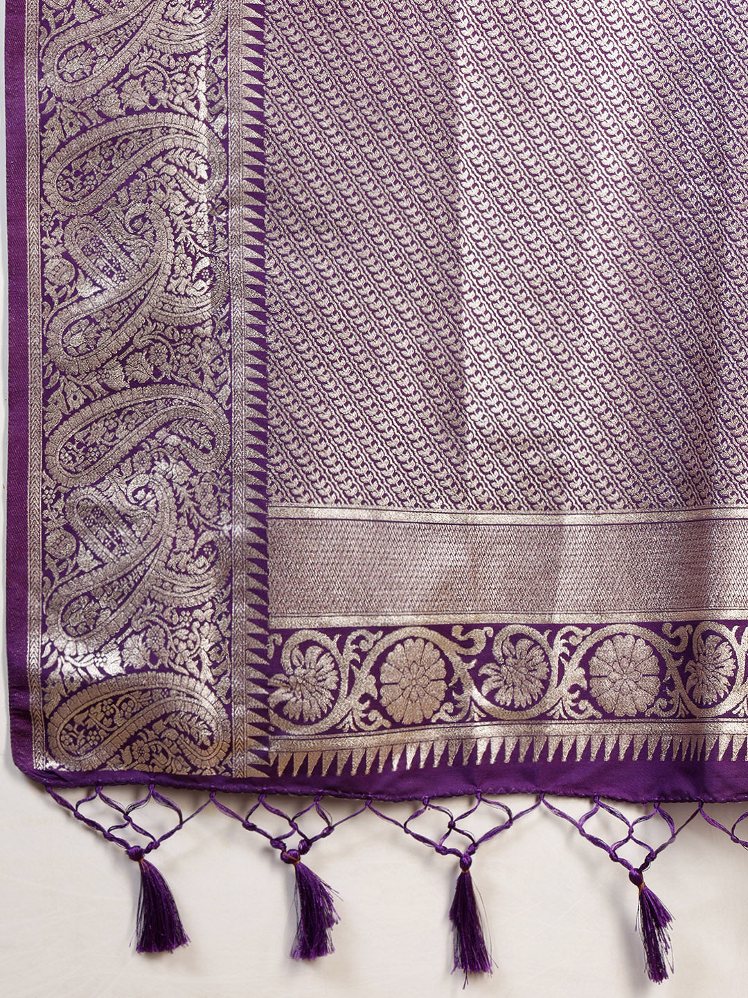 Zari Jaal Art Silk Woven Saree