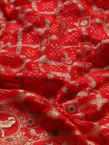 Gharchola Art Silk Banarsi Saree