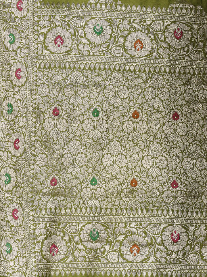 Zari Woven Cotton Blend  Saree
