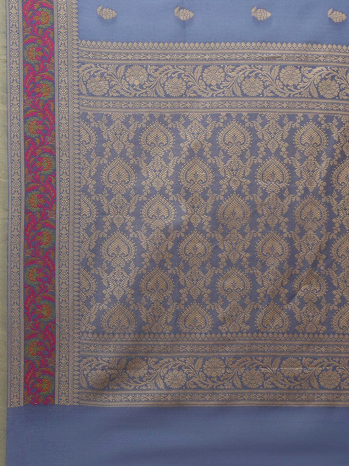 Resham Woven Design Cotton Blend Woven Saree