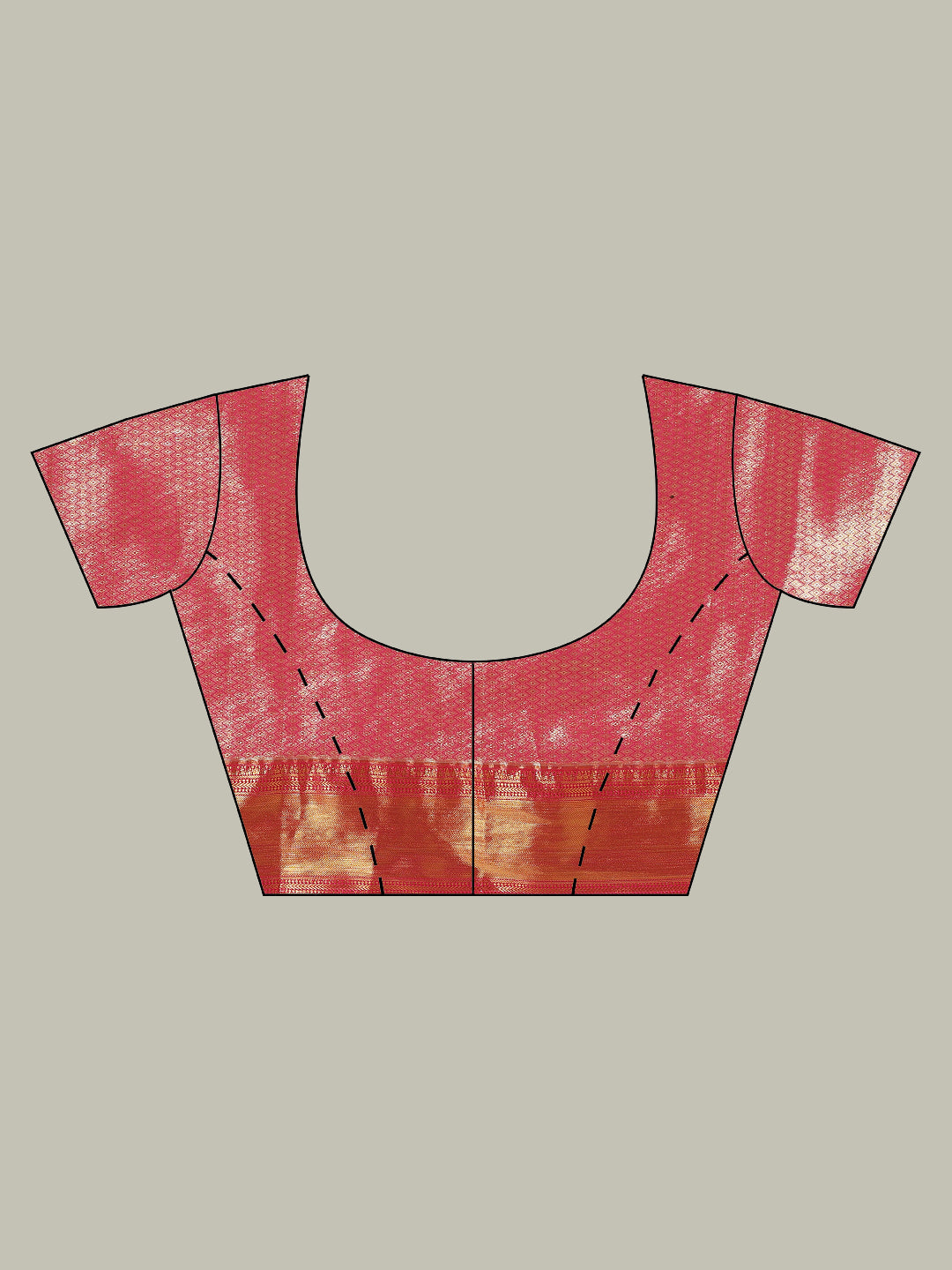 Woven Brodcade Zari Jaal Art Silk Saree