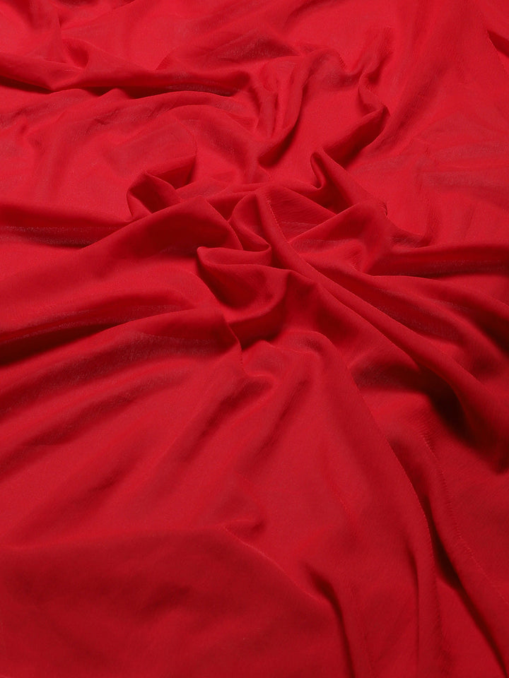 Zari Border Chiffon Woven Saree