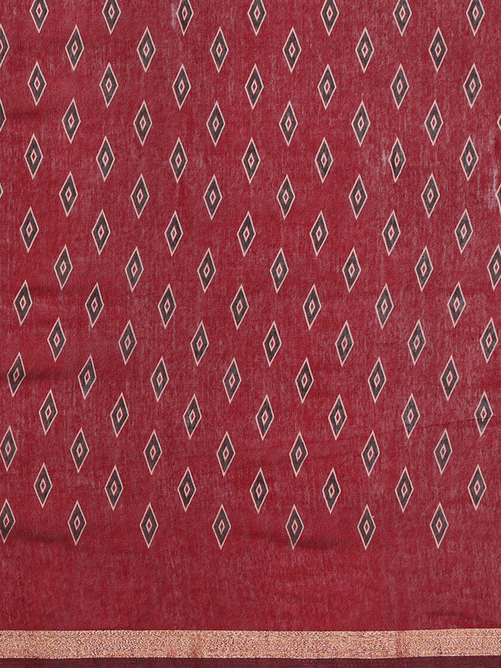 Printed Dola Silk Saree
