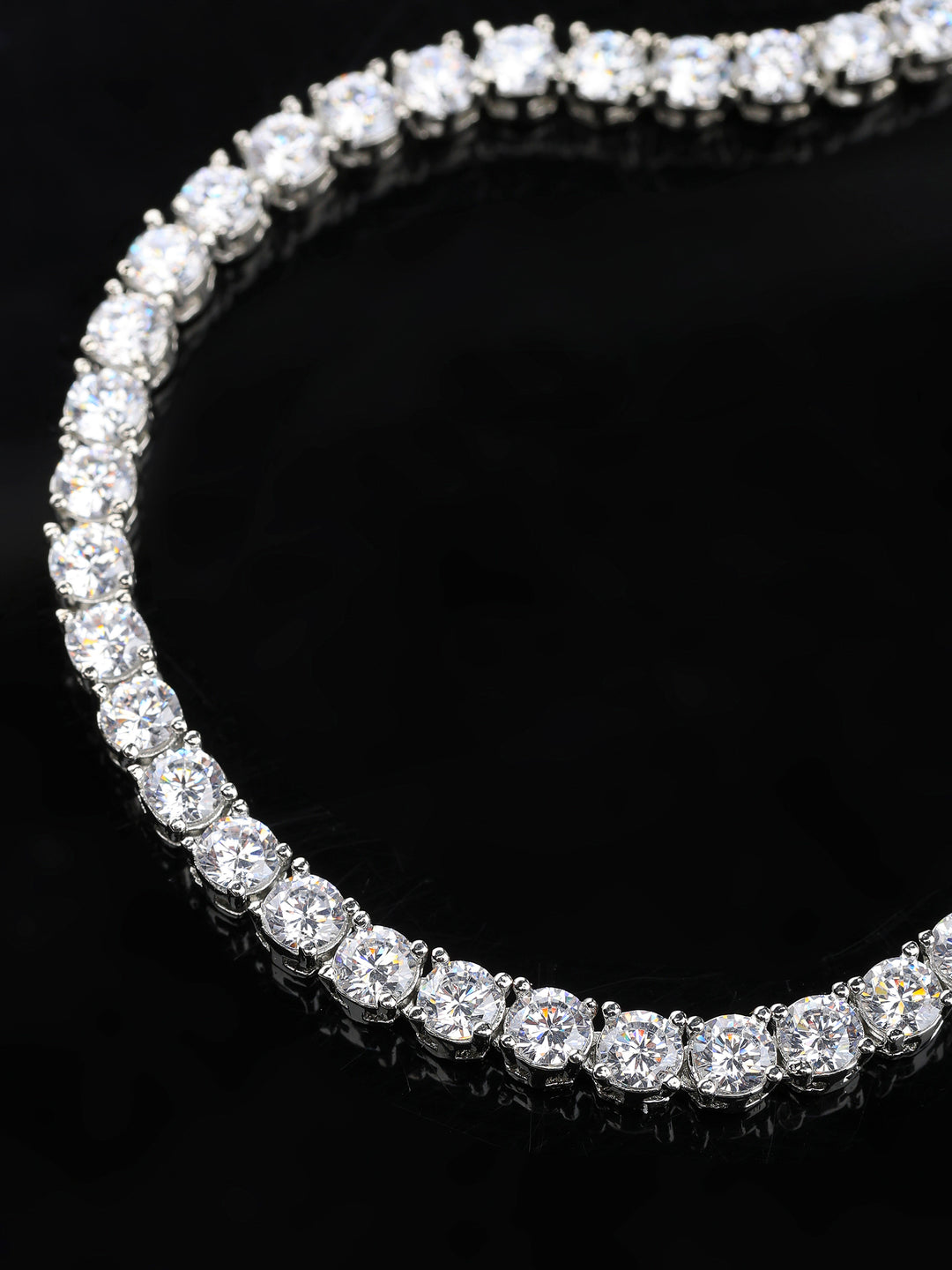 Silver White Jewellery Set