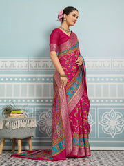 Printed Art Silk Saree