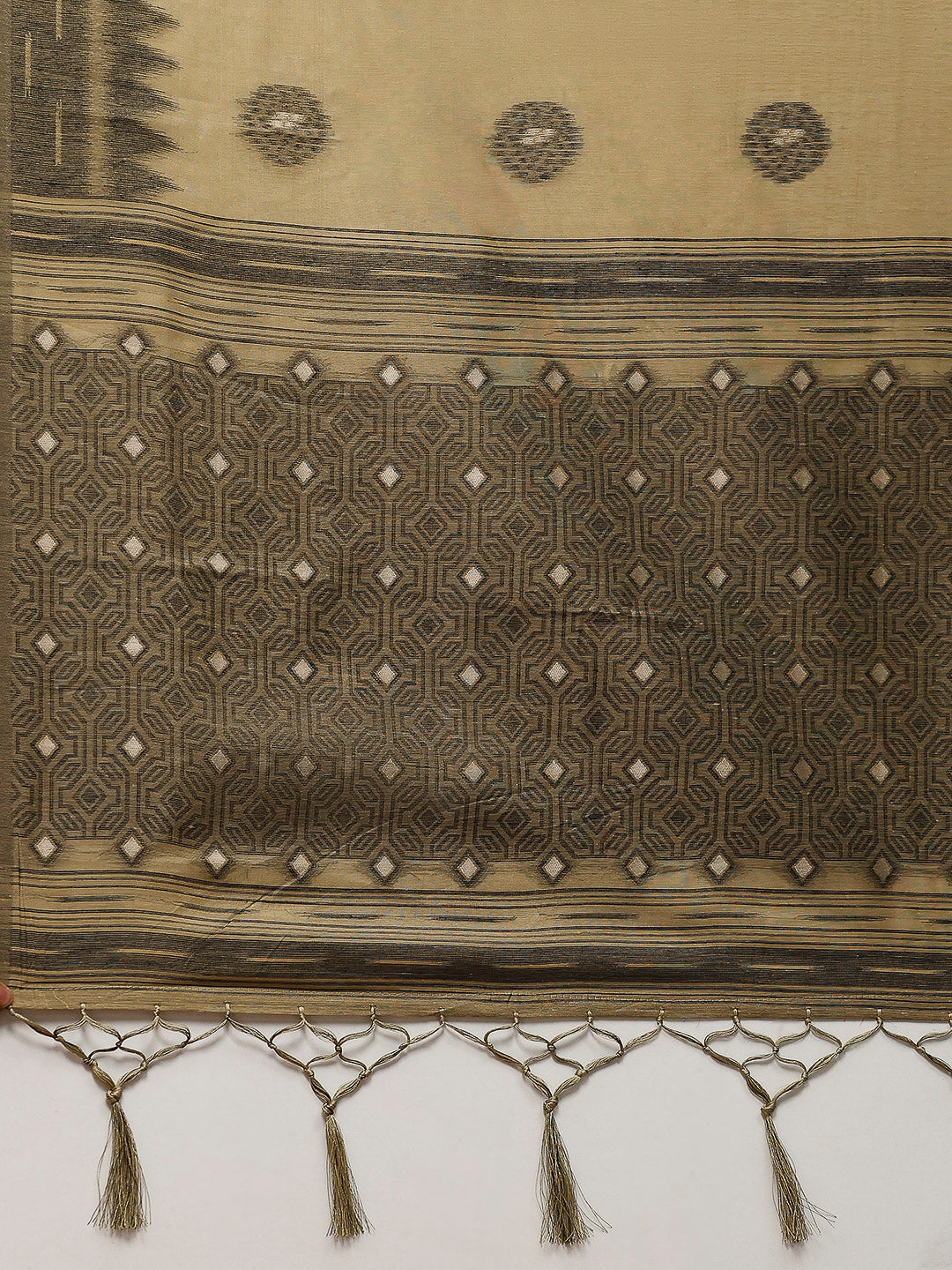Resham Booti Woven Cotton Saree