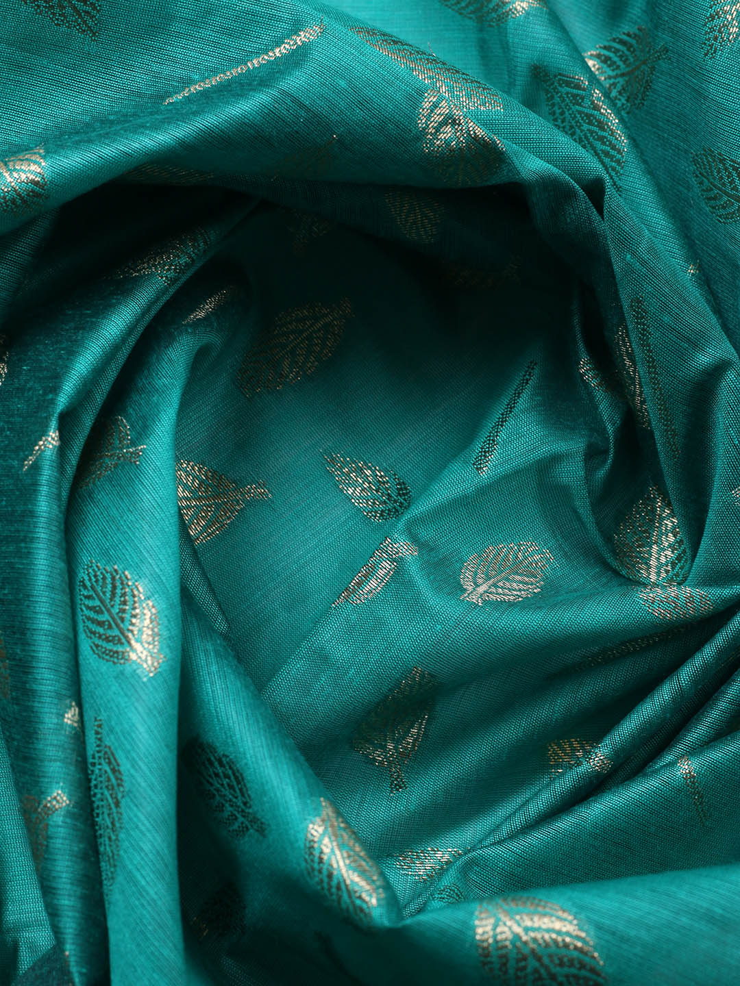 Banarasi Chanderi Unstitched Suit With Pant &amp; Dupatta