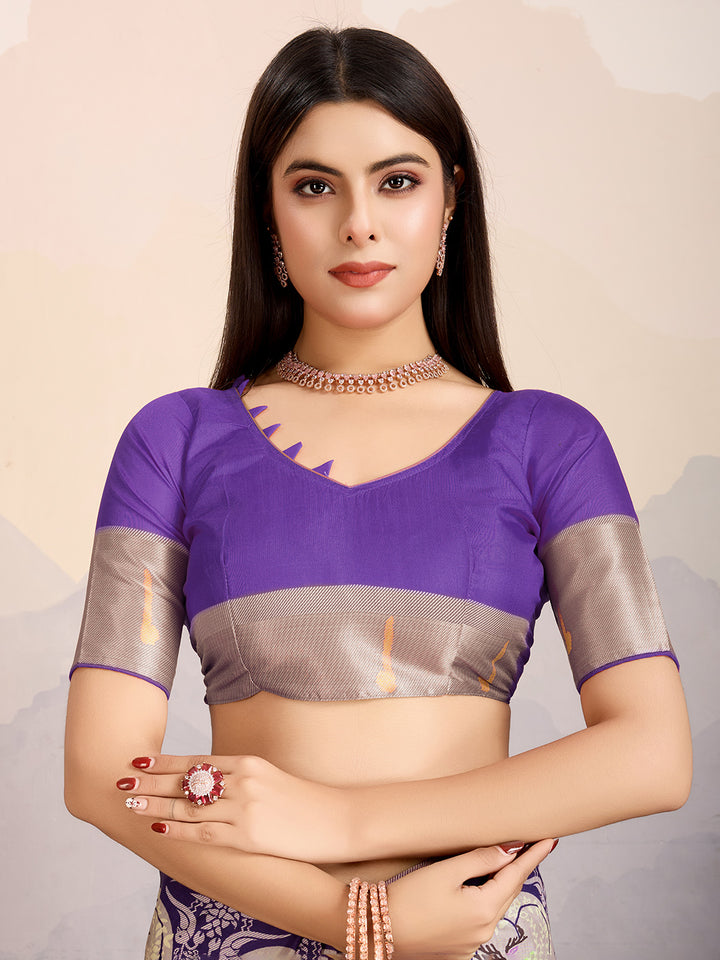 Printed Art Silk Saree