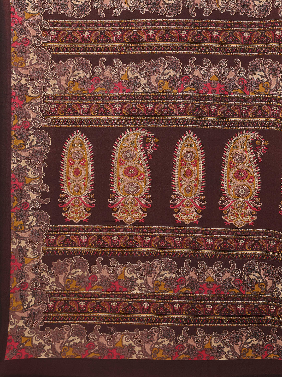 Digital Printed Crepe Saree