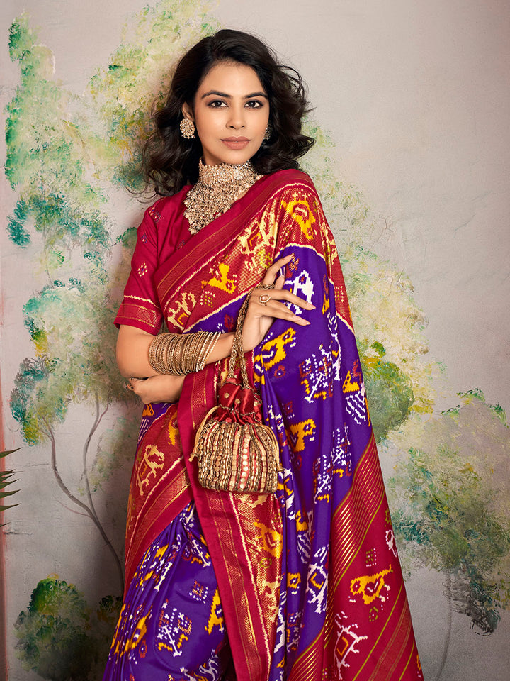 Printed Art Silk Saree
