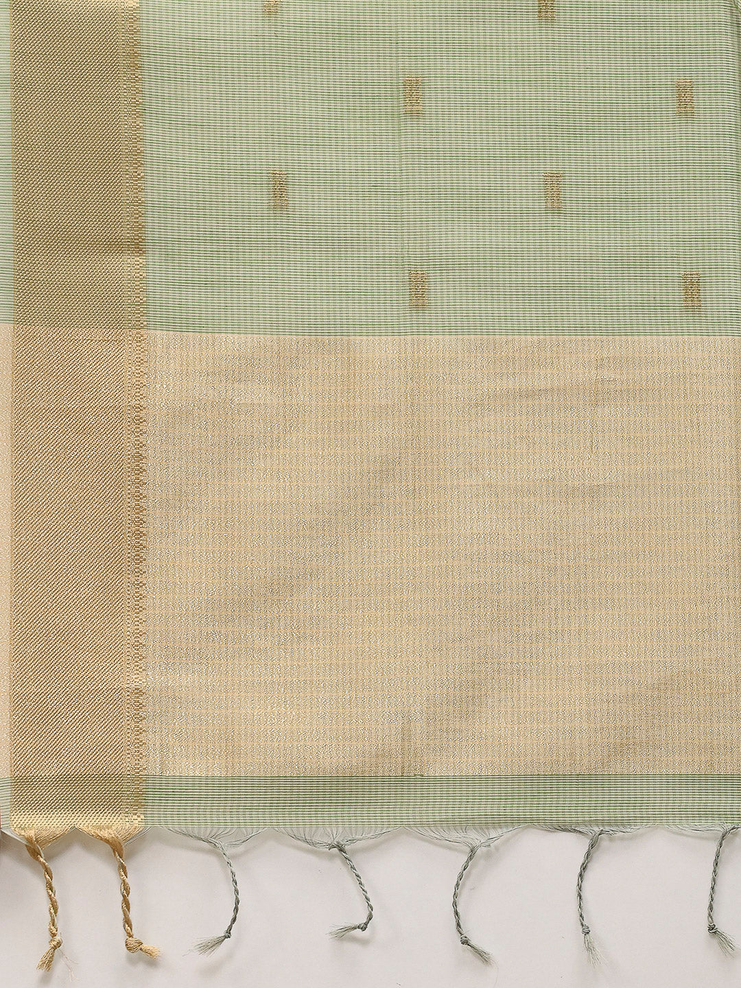 Embroidered Tissue Saree