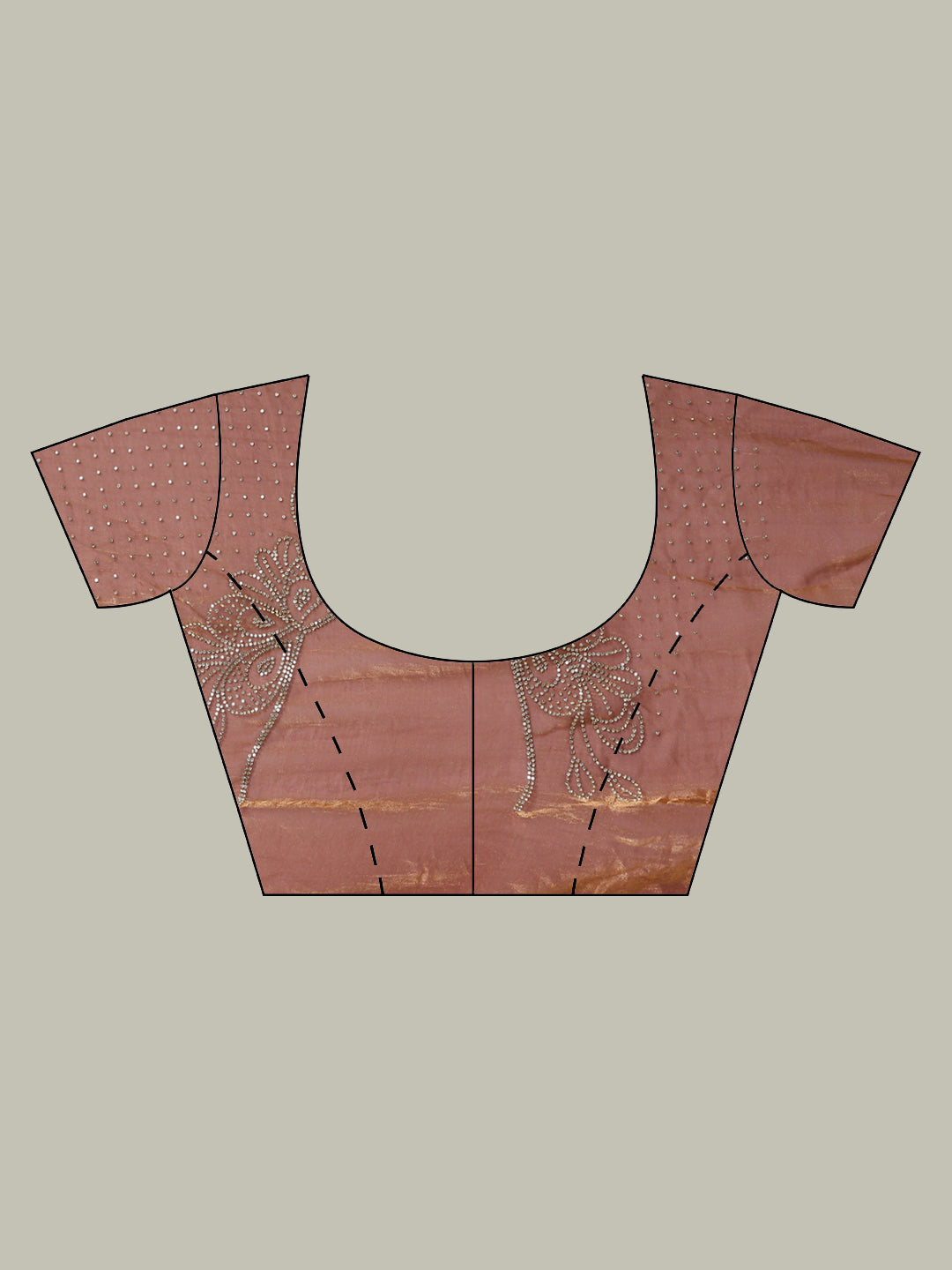 Stone Work Embellished Tissue Saree