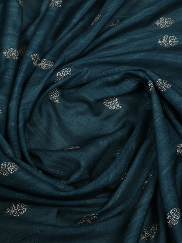 Printed &amp; Embroidered Booti Art Silk Saree