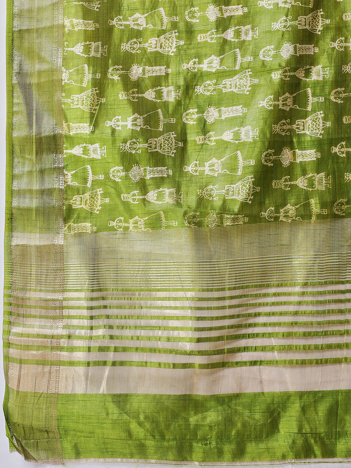 Digital Printed Art Silk Saree