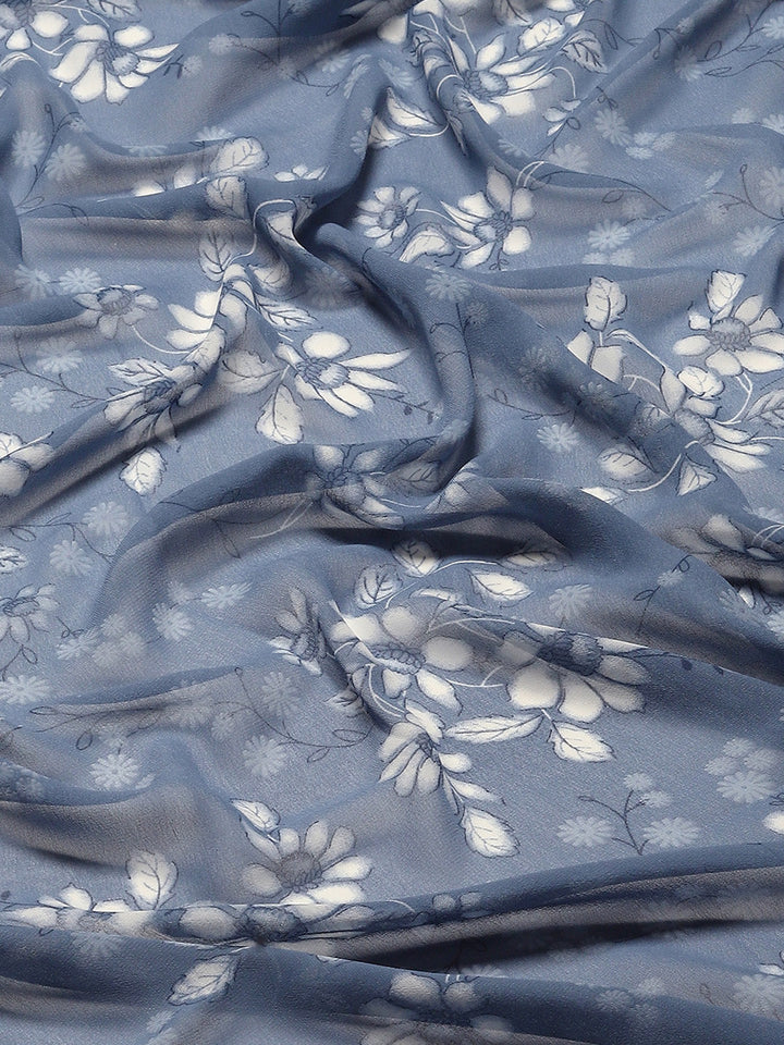 Digital Printed Georgette Saree