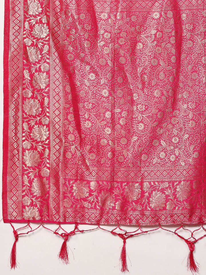 Plain Crepe Saree