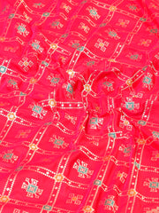 Zari Border Banarasi Woven Saree